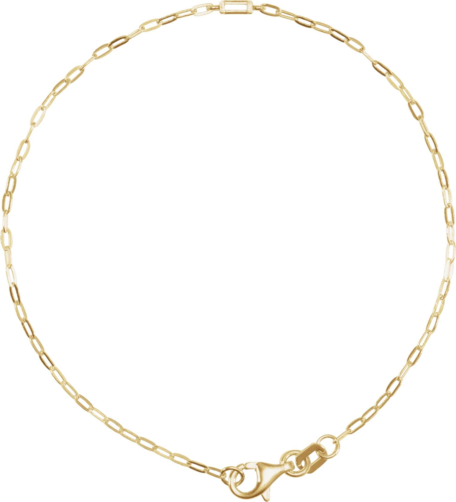 14K Rose .06 CT Natural Diamond 7" Bracelet