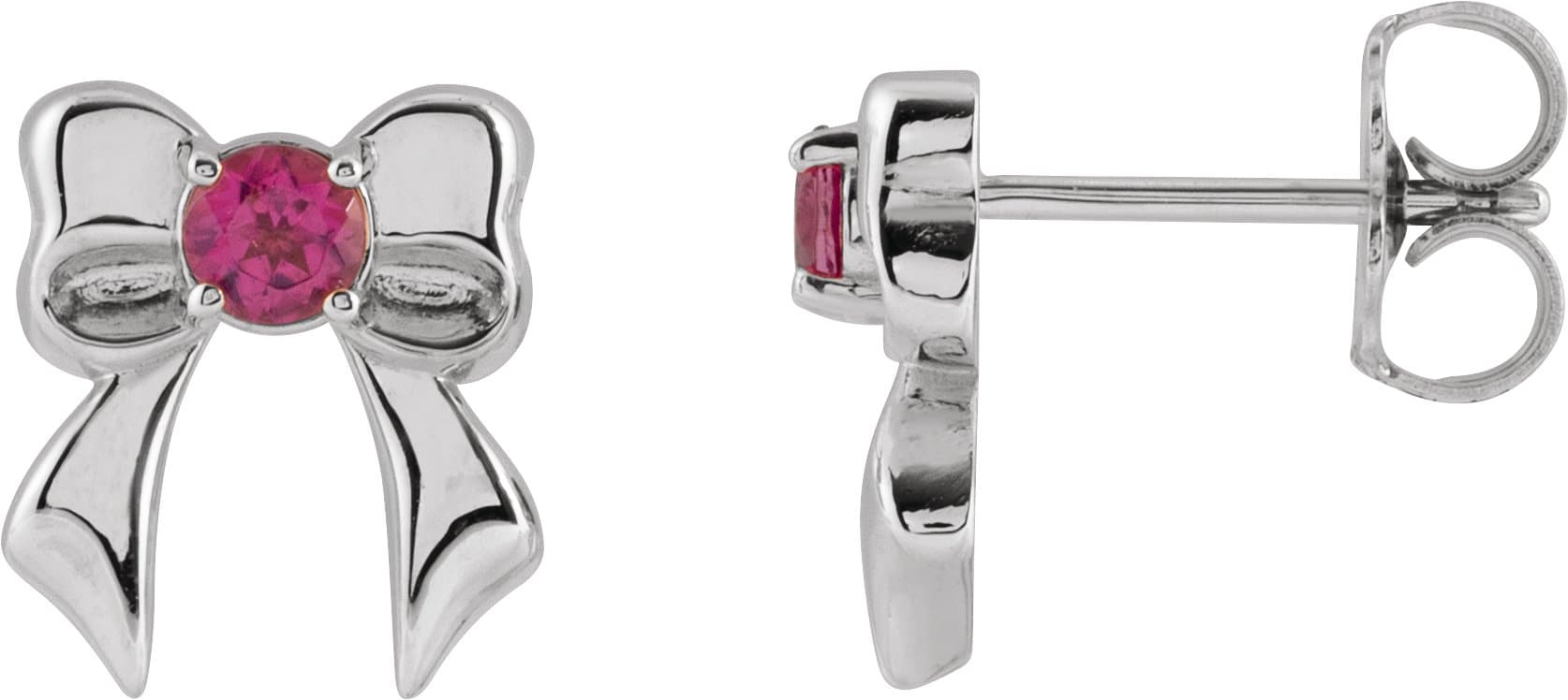 Bow Stud Earrings view 1