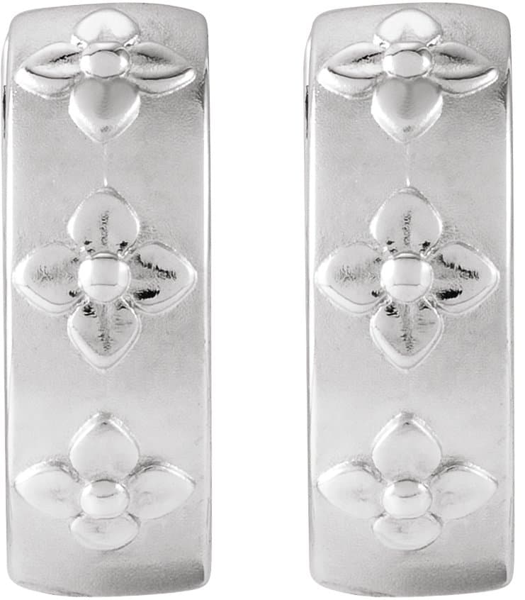Hinged Hoop Earrings view 2