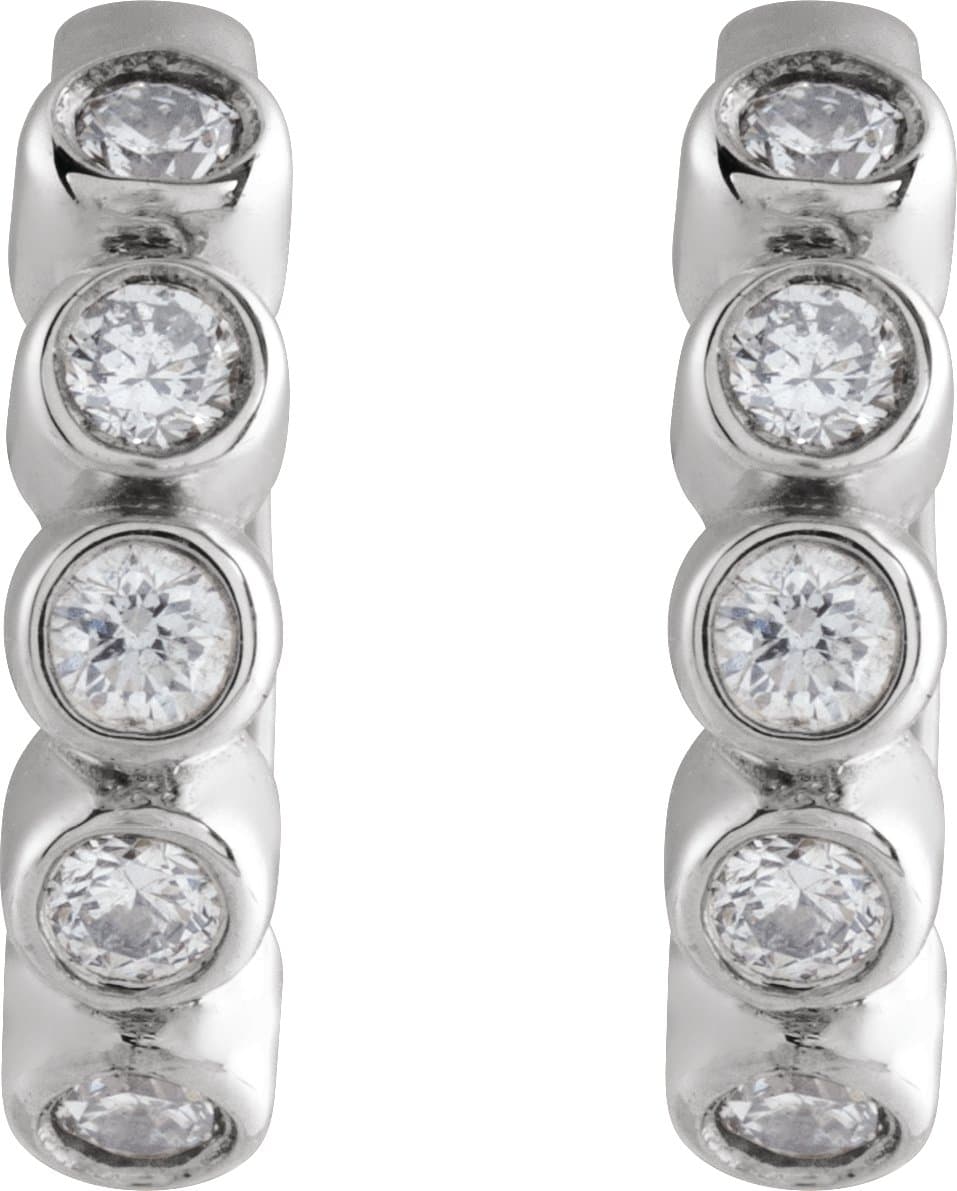 Hinged Hoop Earrings view 2