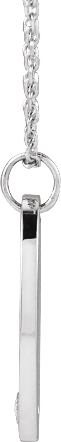Engravable Accented Necklace or Pendant view 2