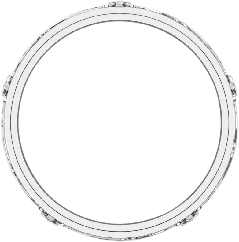 Sculptural Infinity-Inspired Band, view 3