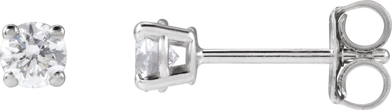 14K Rose 1 1/2 CTW Lab-Grown Diamond Earrings