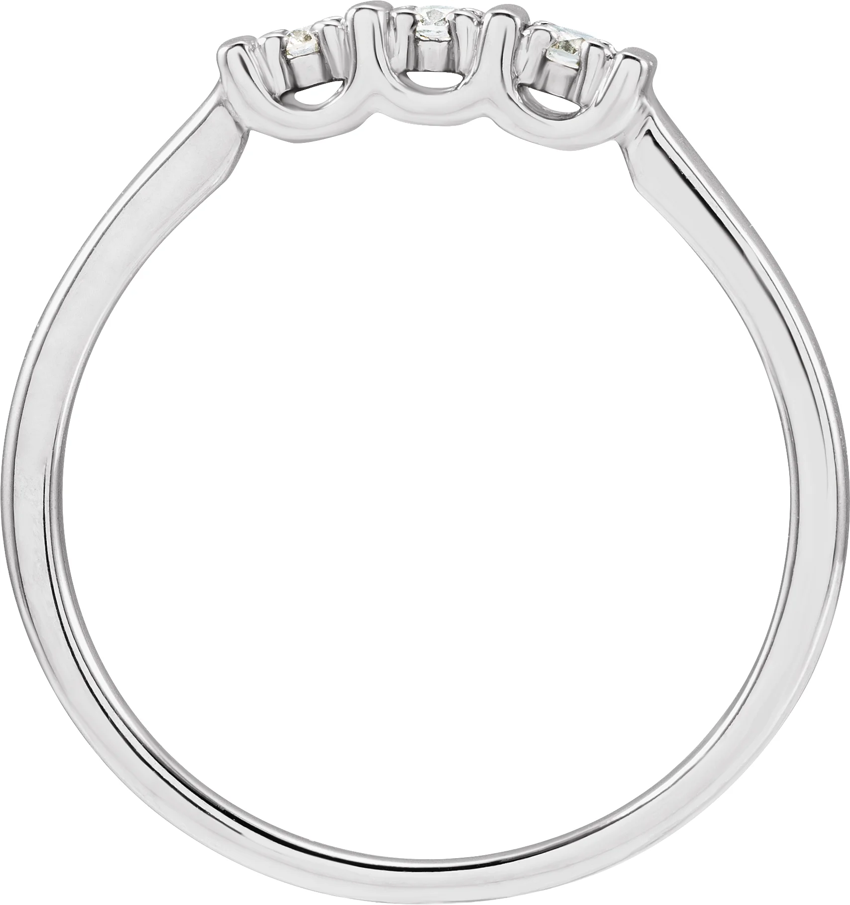 Three-Stone Ring, view 3