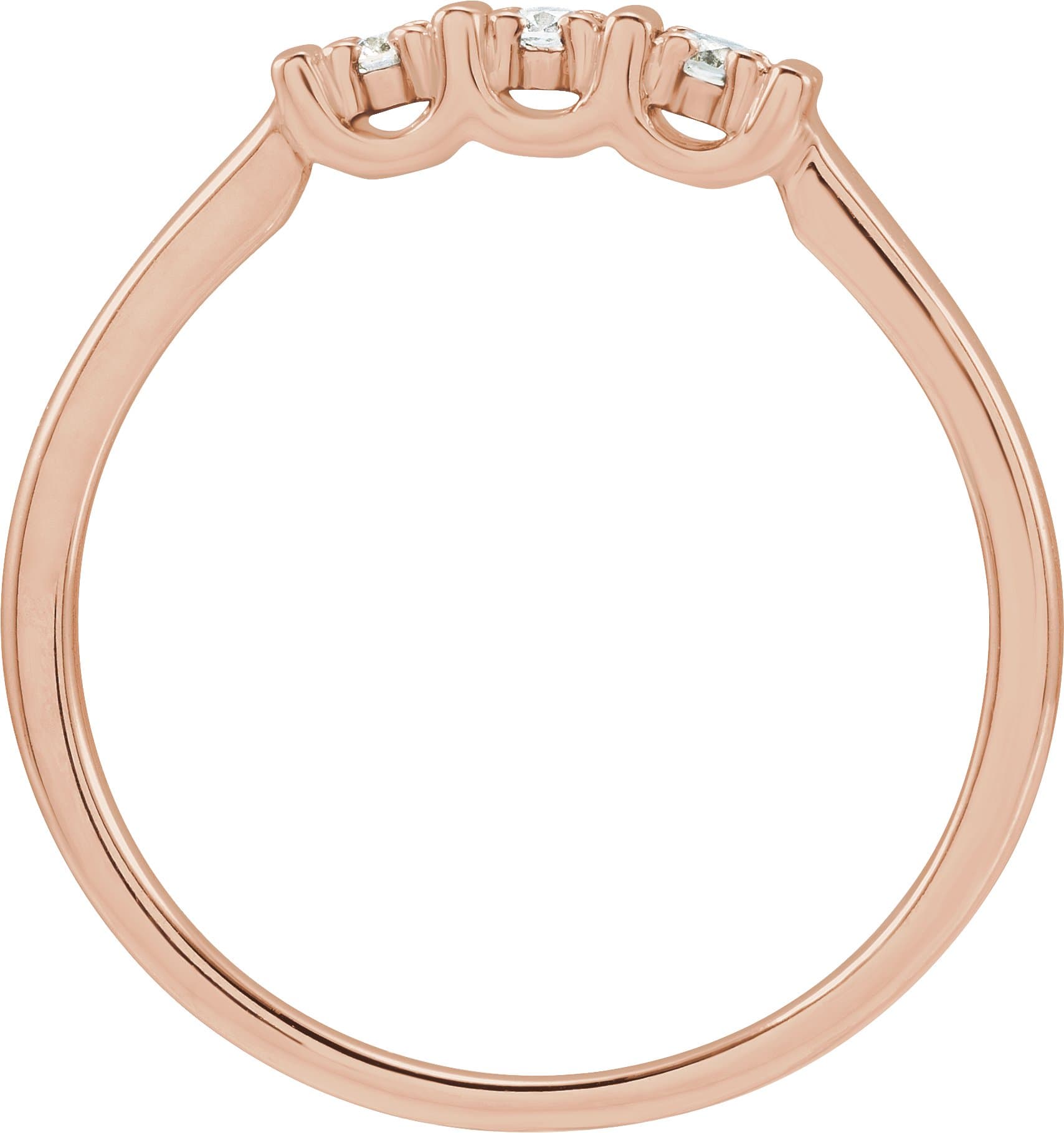 Three-Stone Ring view 2