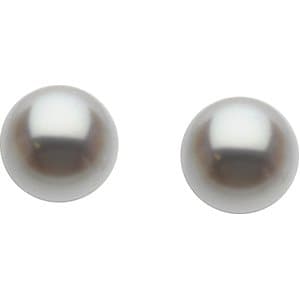 Freshwater Cultured Pearl Stud Earrings view 2