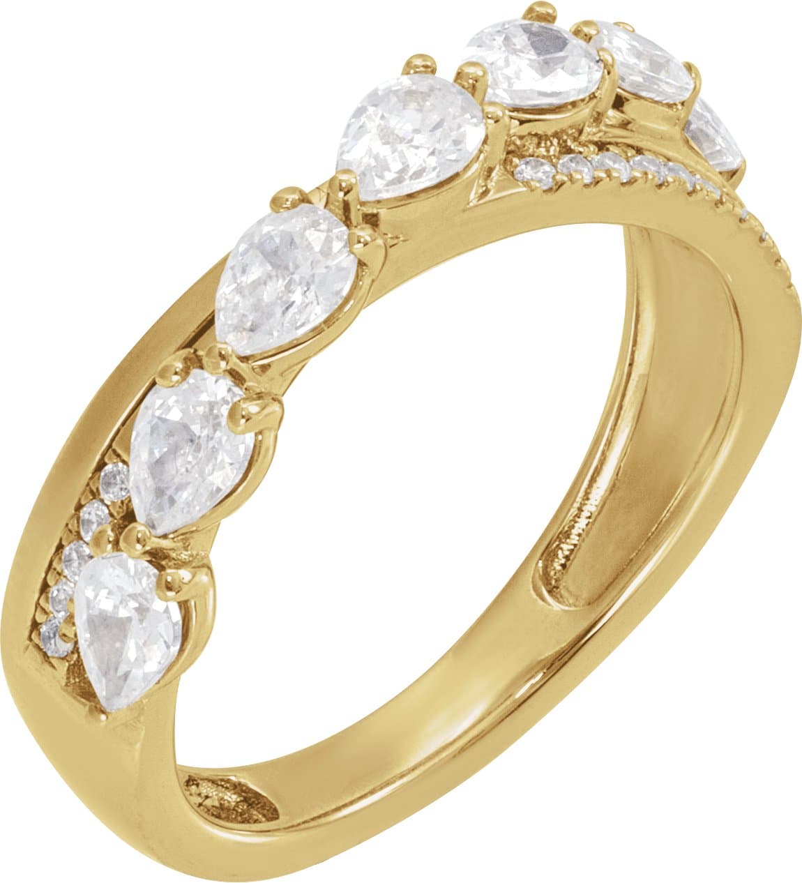 14K Rose 1 1/8 CTW  Lab-Grown Diamond Ring