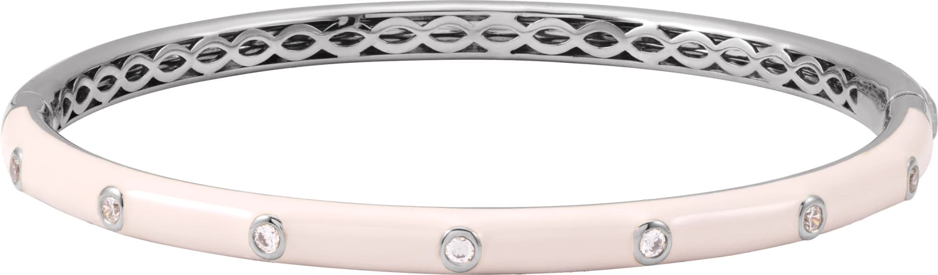 Accented Bangle Bracelet, view 2