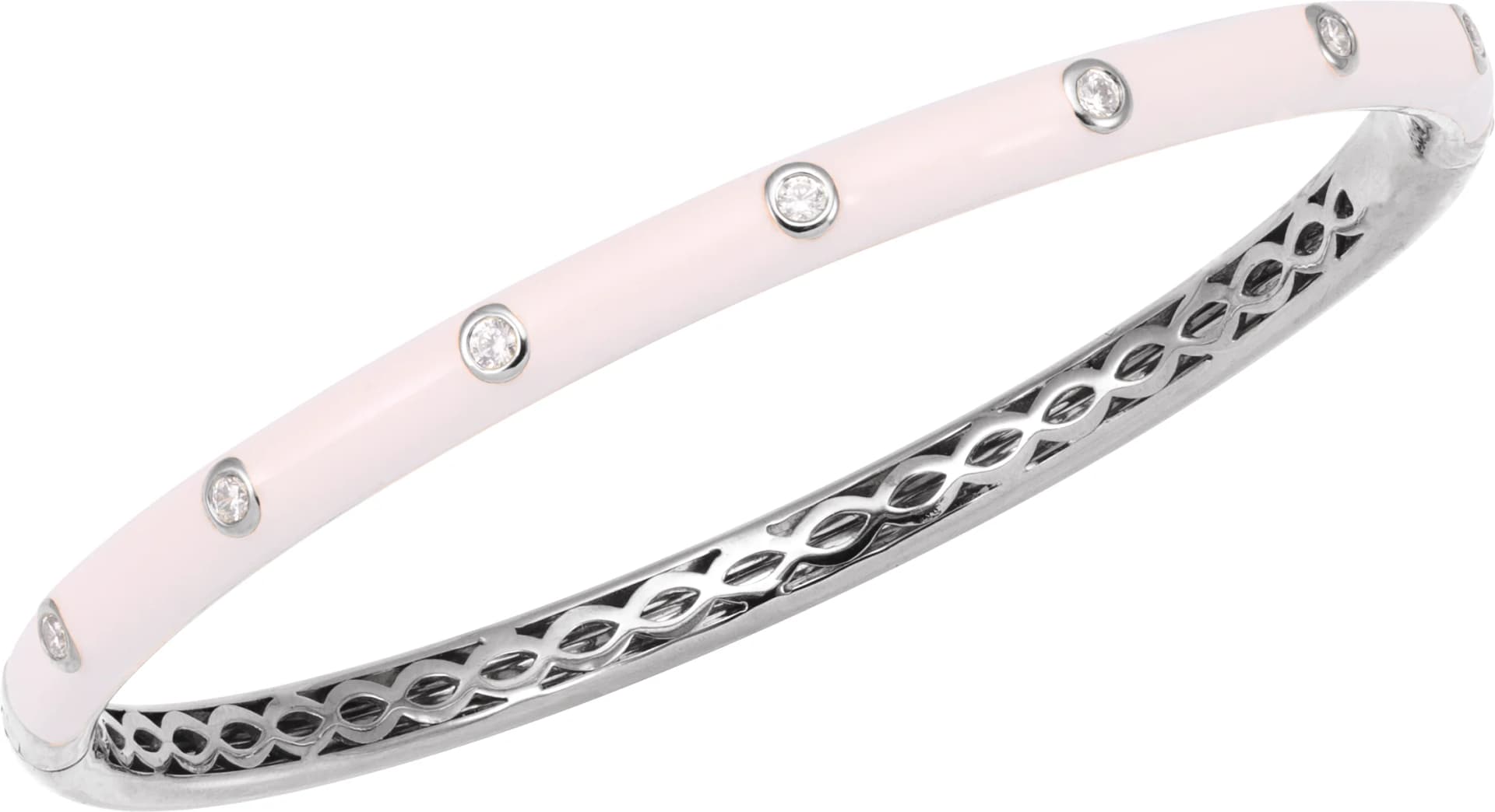 Accented Bangle Bracelet, view 3