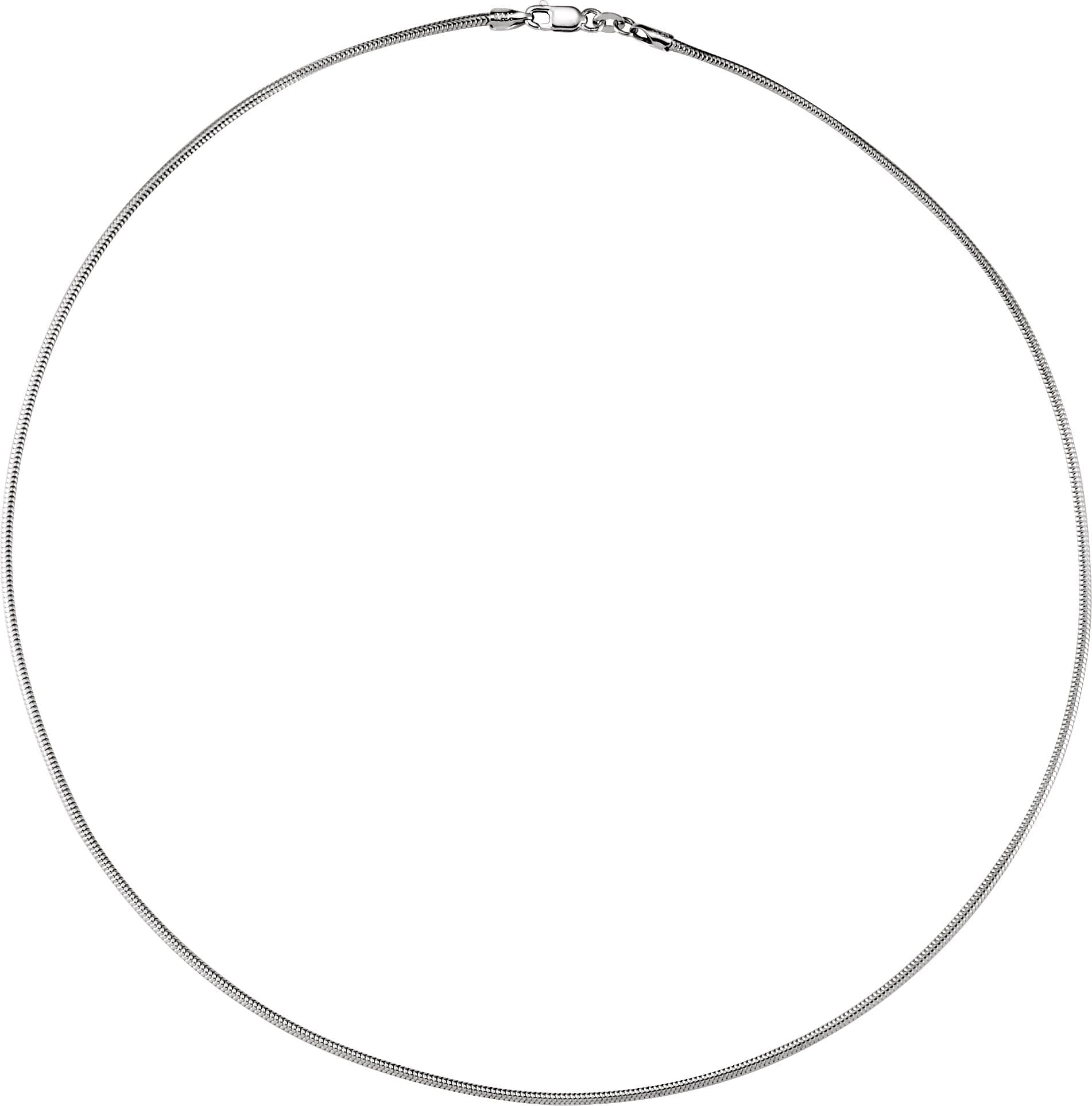 1 mm Round Snake Chain view 2