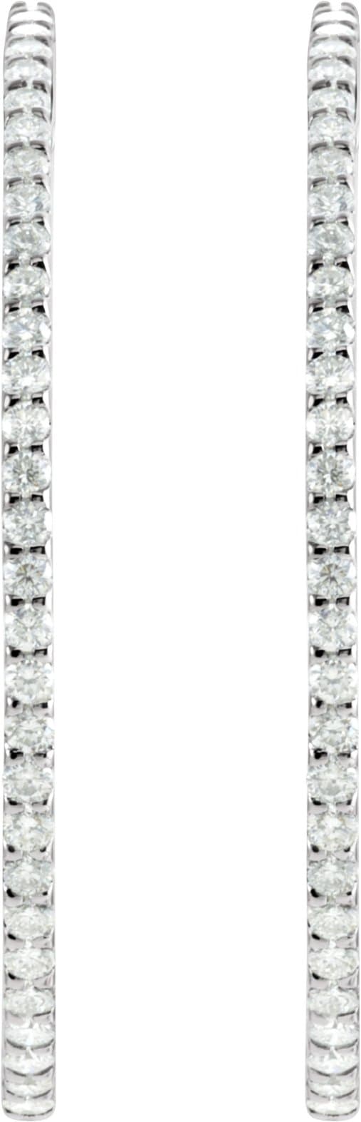 Inside-Outside Hoop Earrings view 3