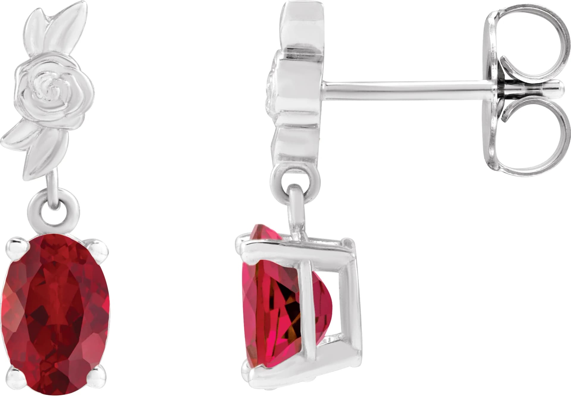 Floral Earrings, view 2