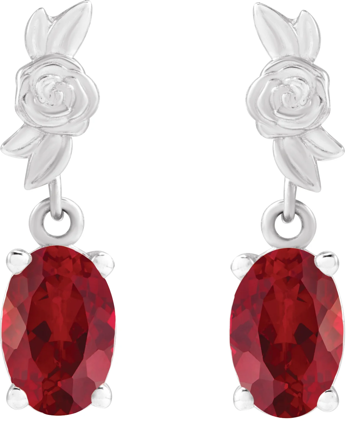 Floral Earrings, view 3