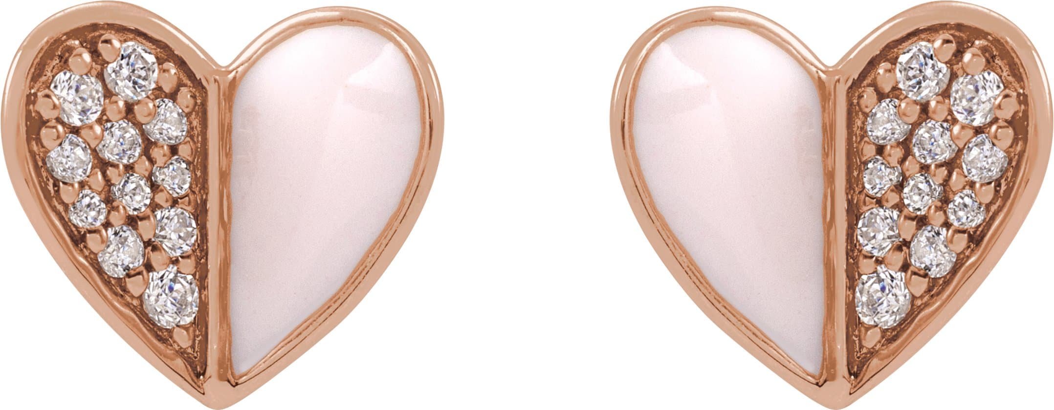 Heart Earrings view 2