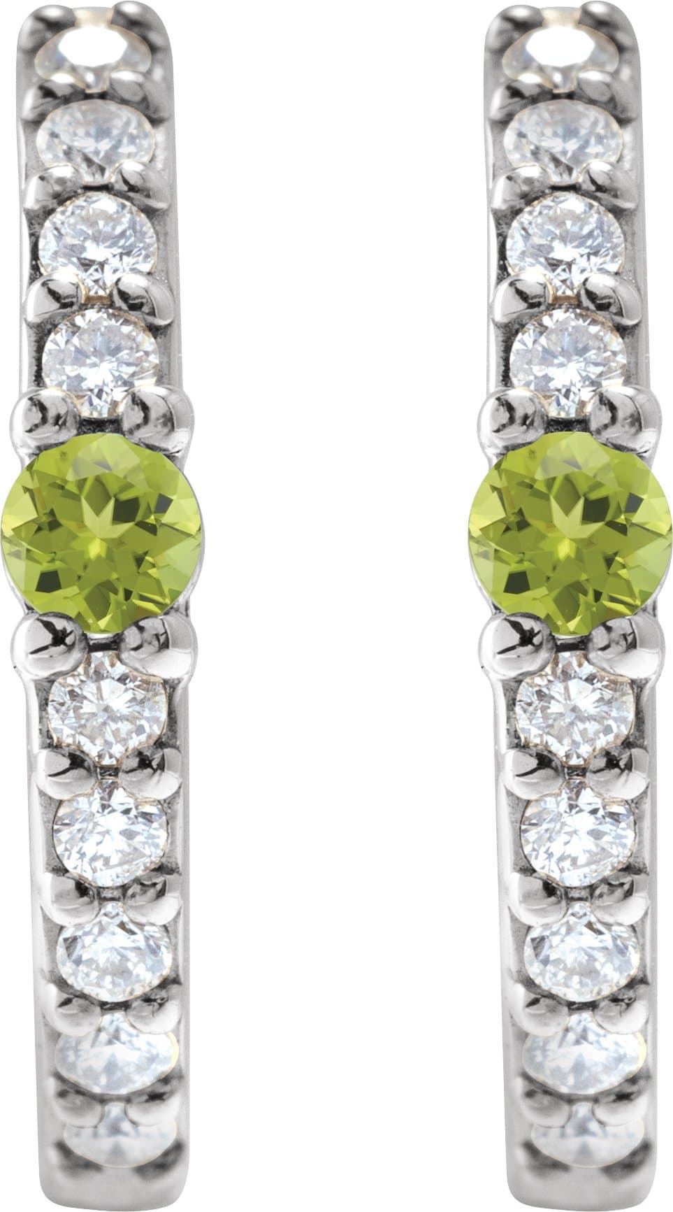 Accented Hoop Earrings view 2