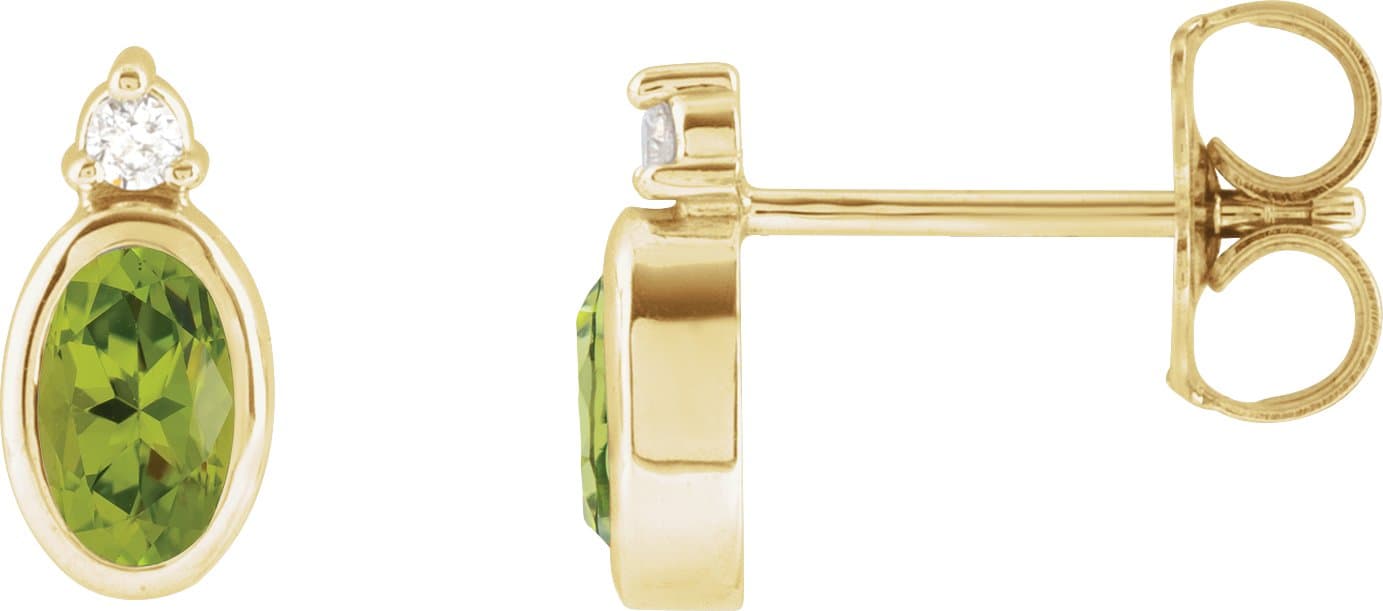 14K Rose 4 mm 1/2 CTW Natural Diamond Earrings