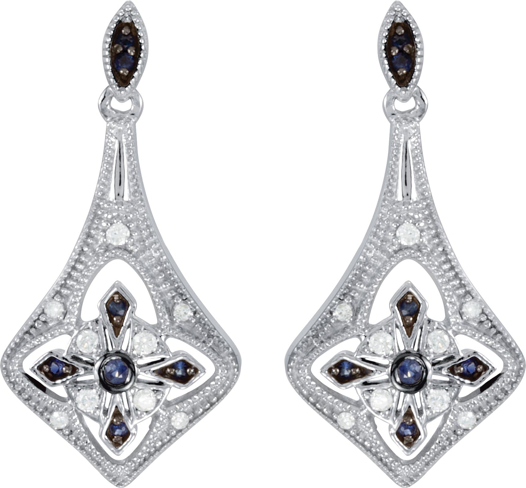 Accented Chandelier Earrings view 2