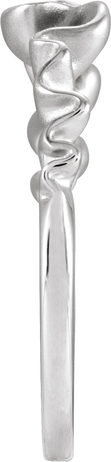 Ribbon Stackable Ring view 3