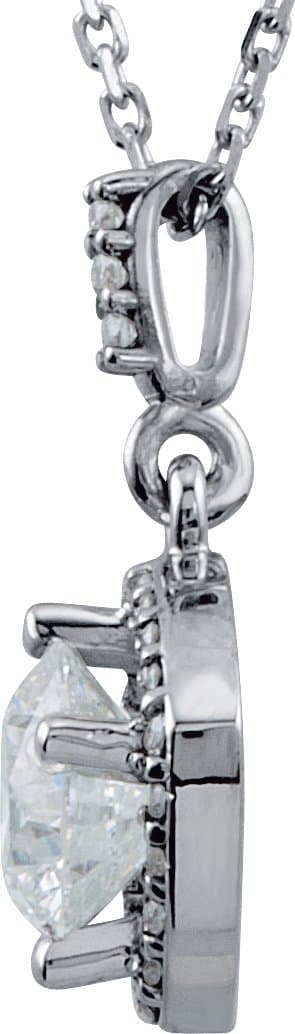 Halo-Style Necklace or Pendant view 2