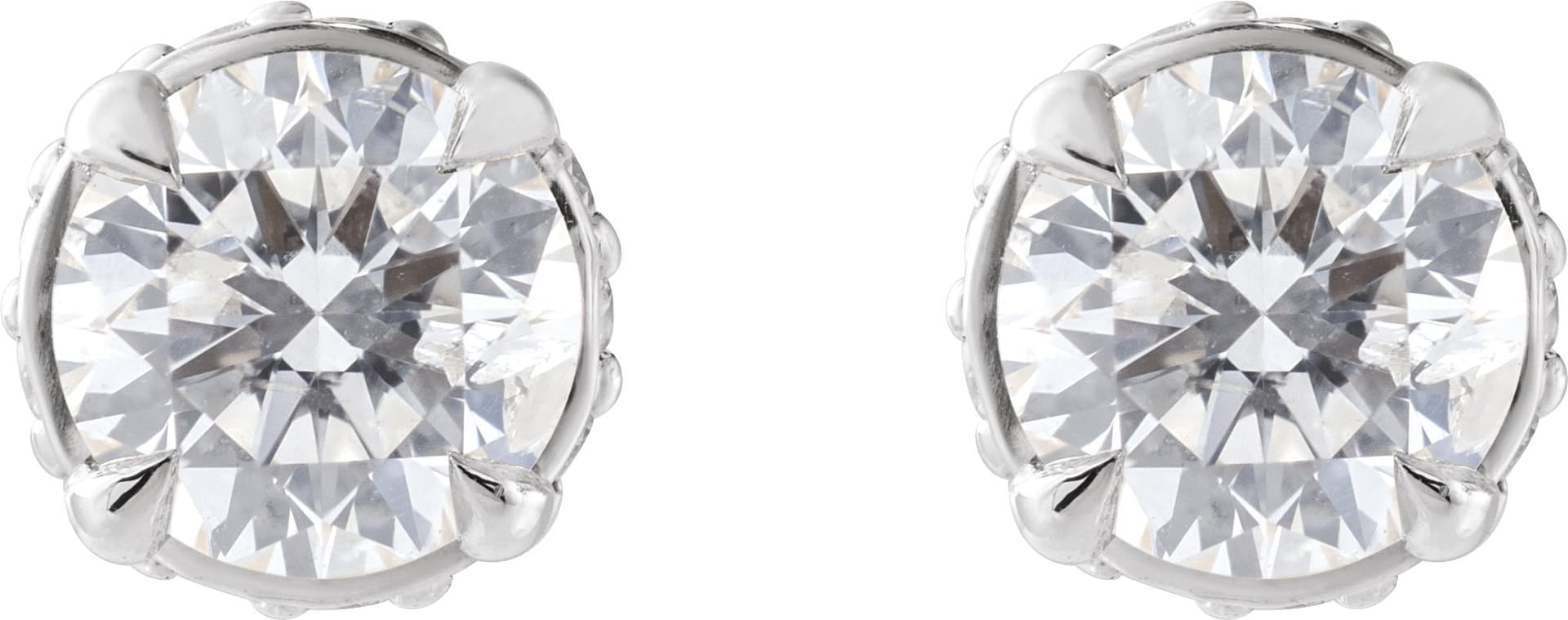 Hidden Halo-Style Earrings view 2