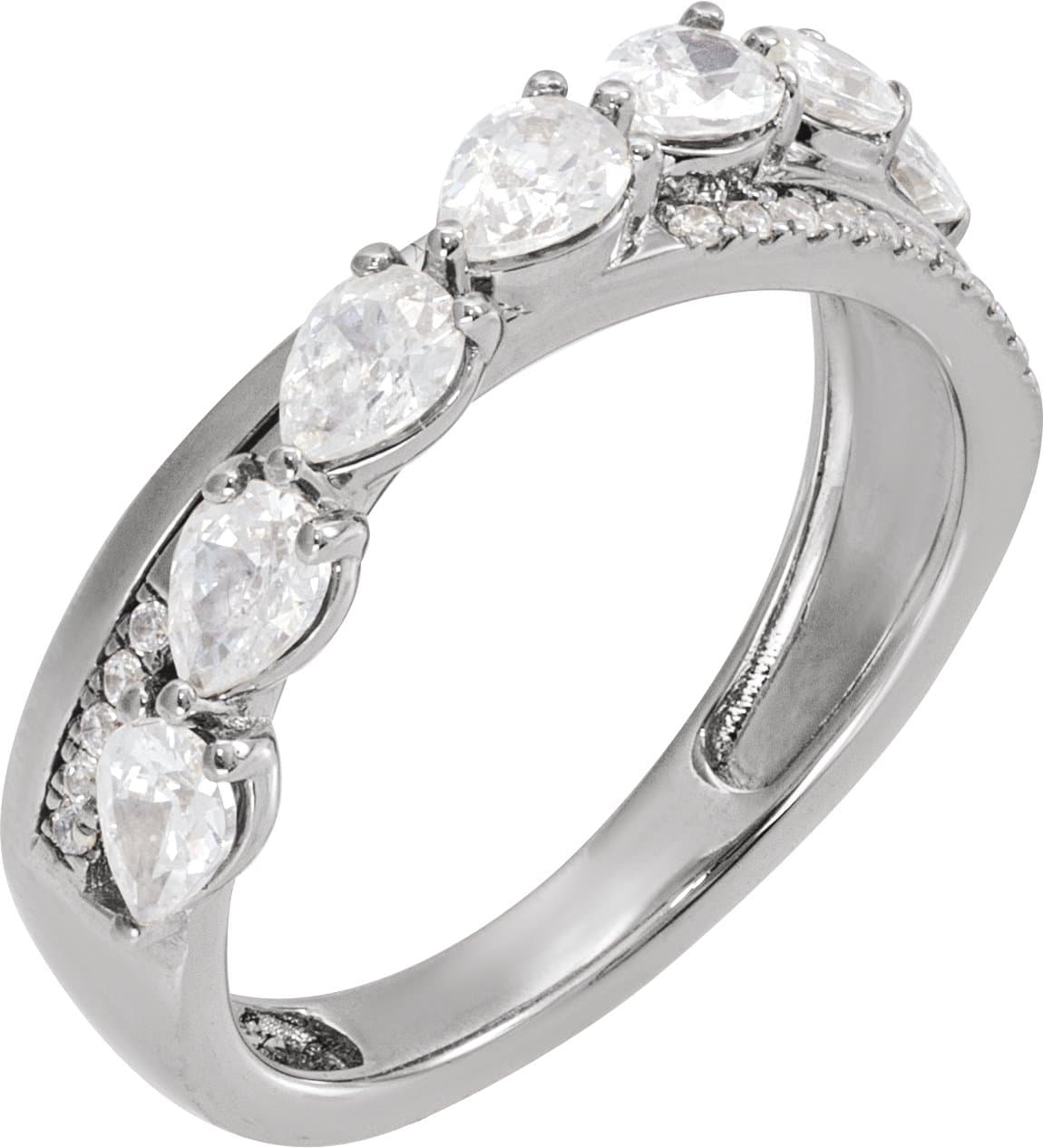 14K Rose 1 1/8 CTW  Lab-Grown Diamond Ring