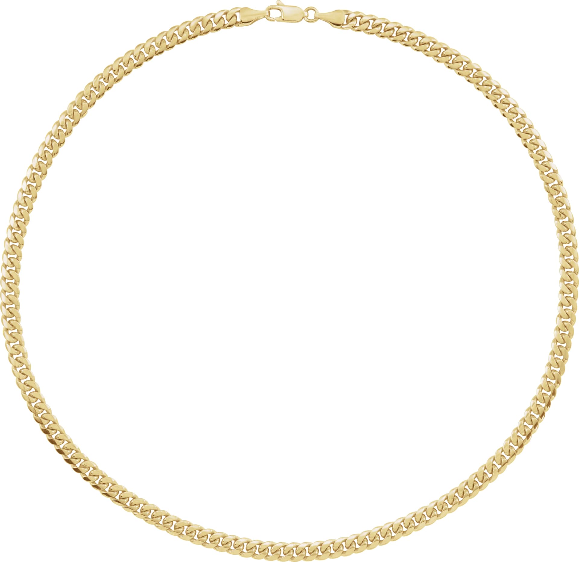 5 mm Miami Cuban Curb Chain, view 3