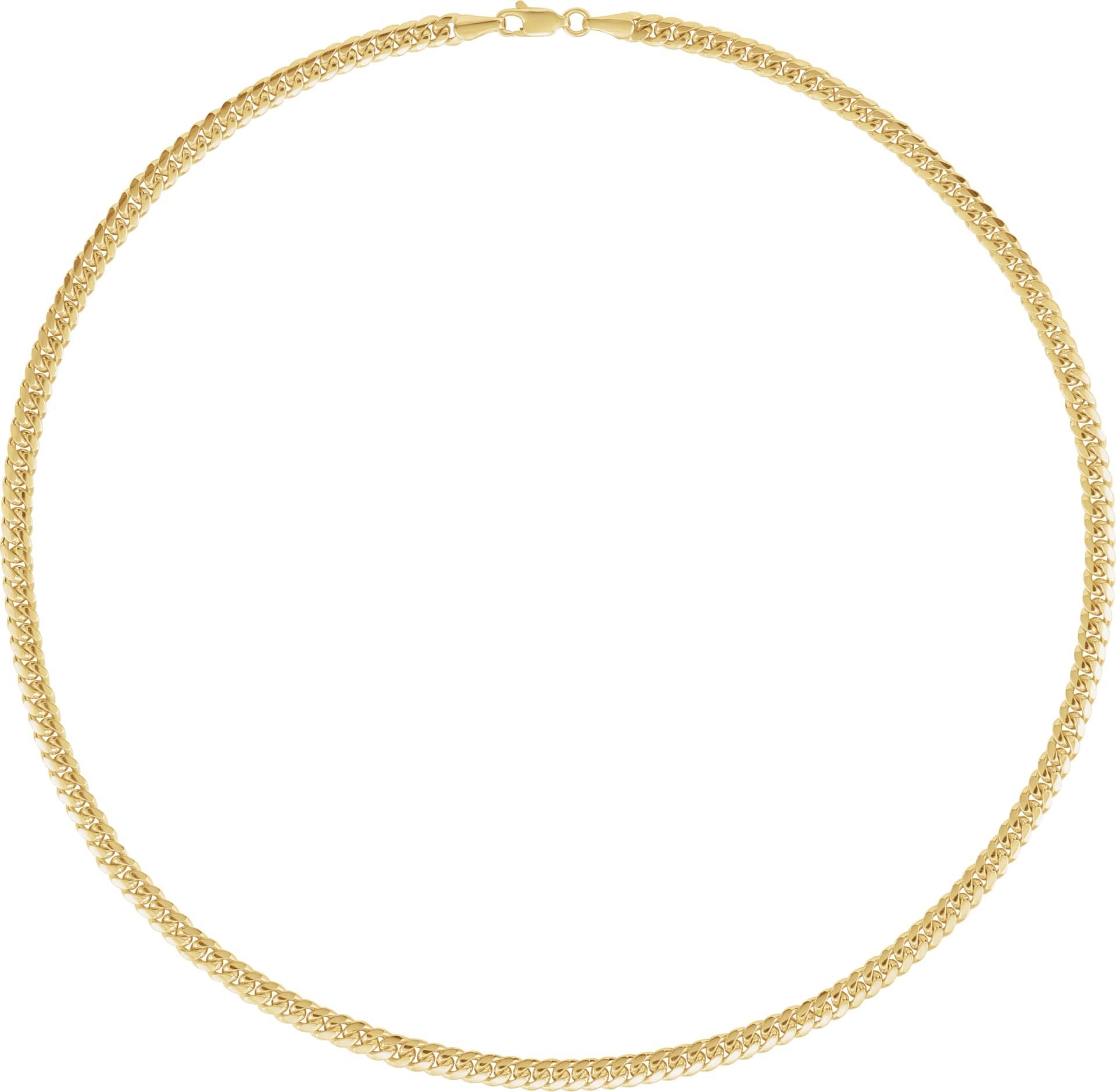 5 mm Miami Cuban Curb Chain, view 3