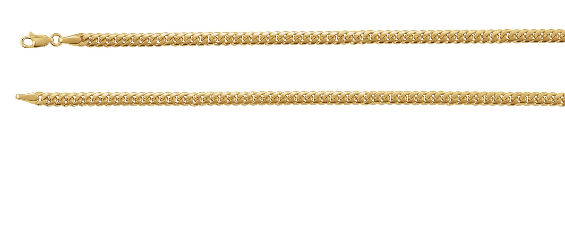 5 mm Miami Cuban Curb Chain, view 4