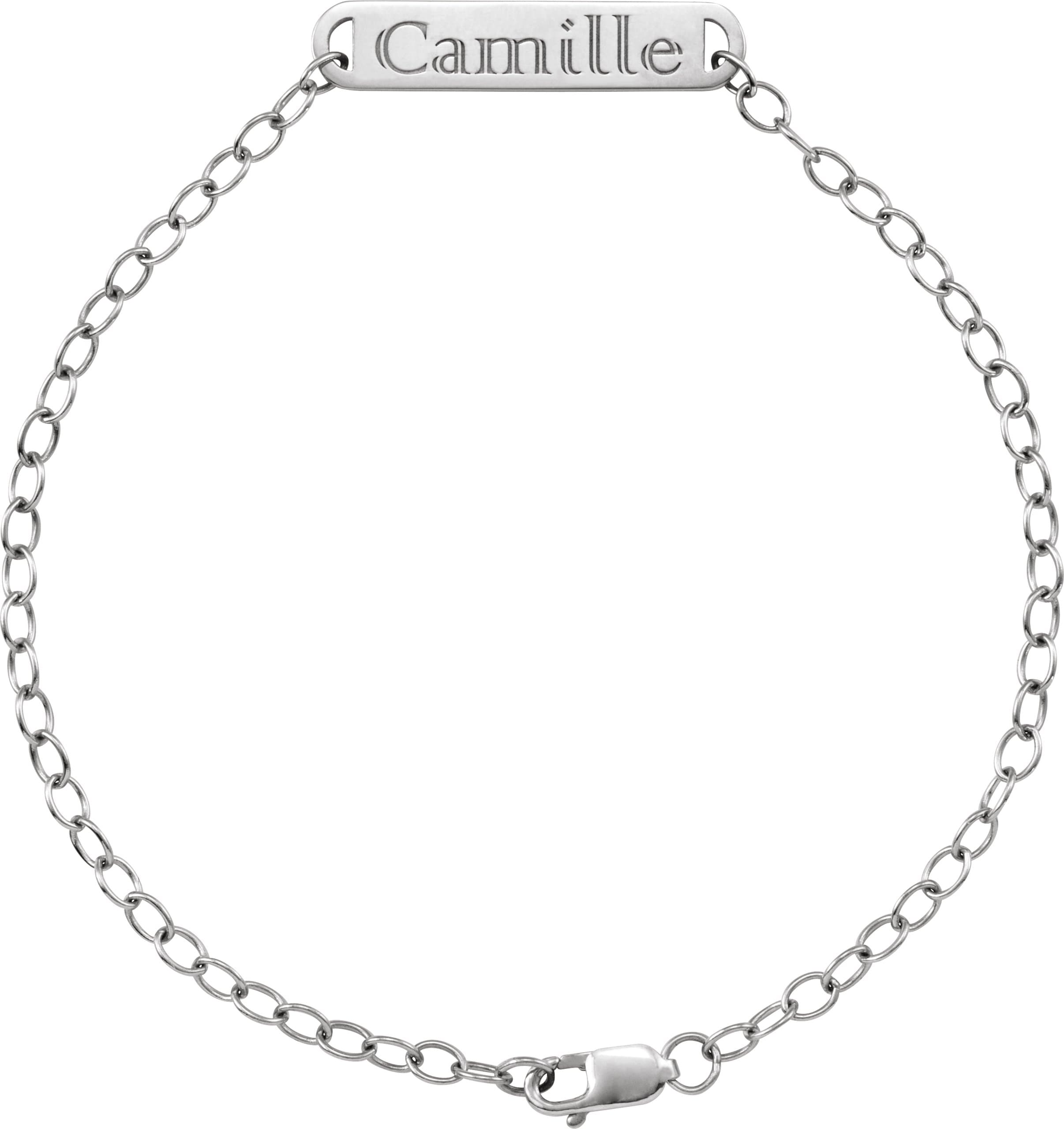 Engravable Bar Bracelet view 3