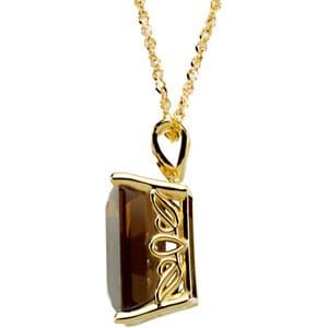 Scroll Setting® Necklace or Pendant view 2