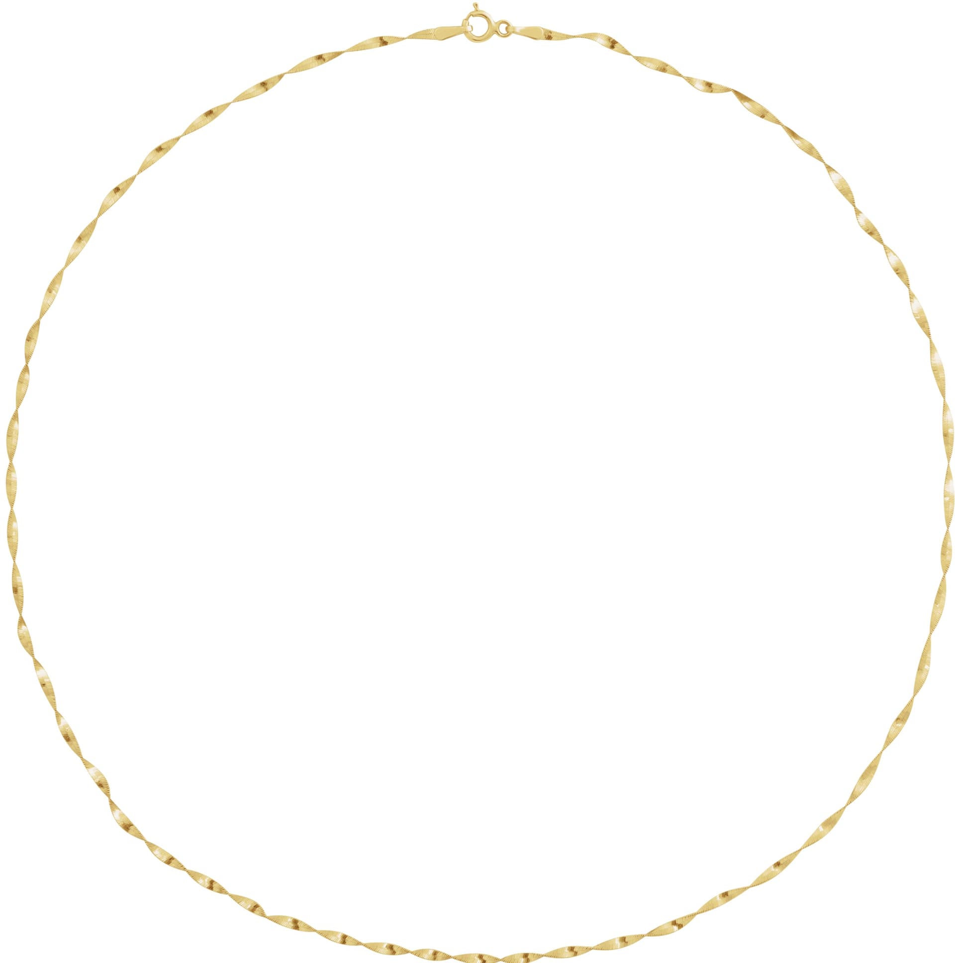 1.6 mm Twisted Herringbone Chain view 2
