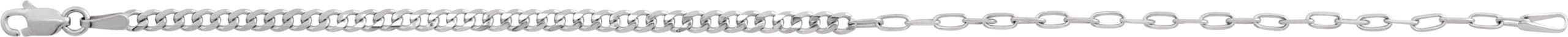 2.7 mm Curb & Paperclip-Style Chain view 3