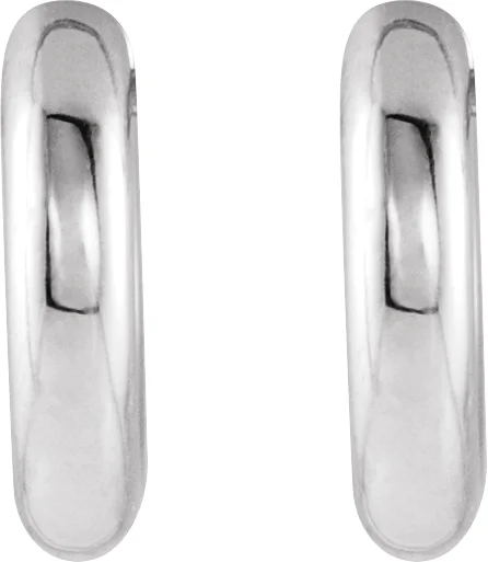 Hinged Hoop Earrings, view 3