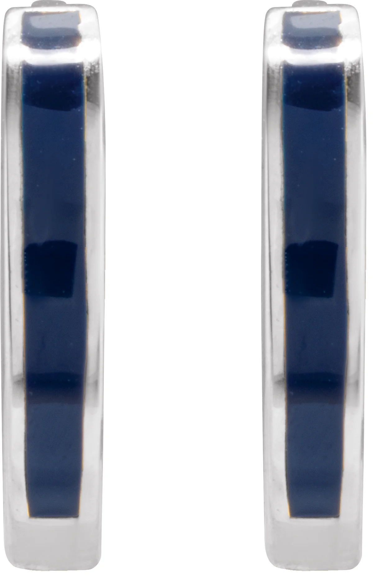 Enamel Hoop Earrings, view 3