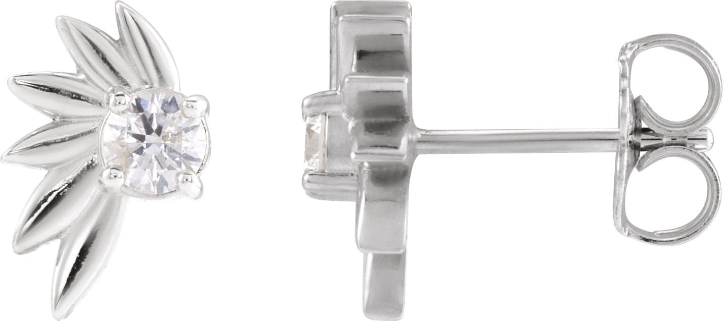 Half-Flower Earrings view 1