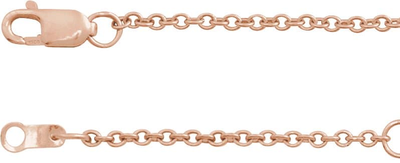 10K White 1.5 mm Adjustable Cable 16-18 Chain