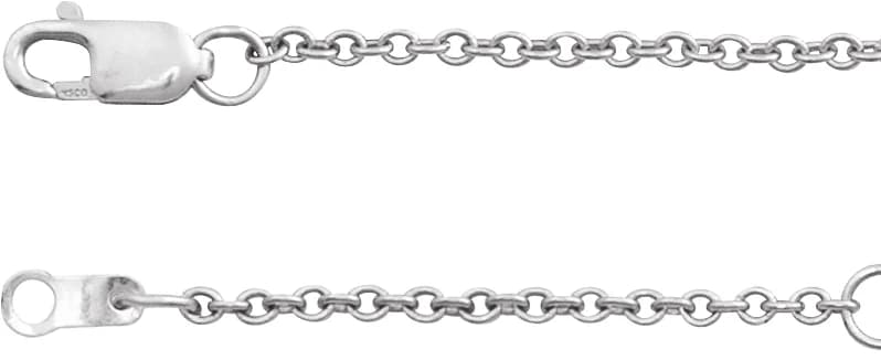 1 mm Cable Chain, view 2
