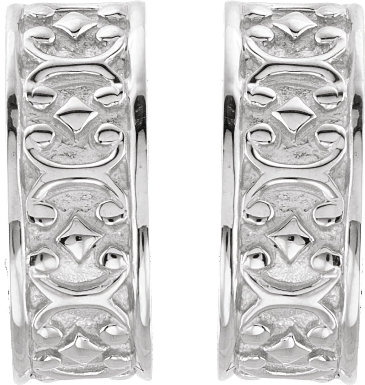 J-Hoop Earrings view 2