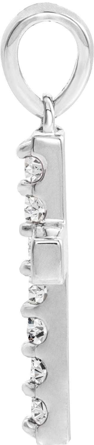 Accented Cross Necklace or Pendant view 2