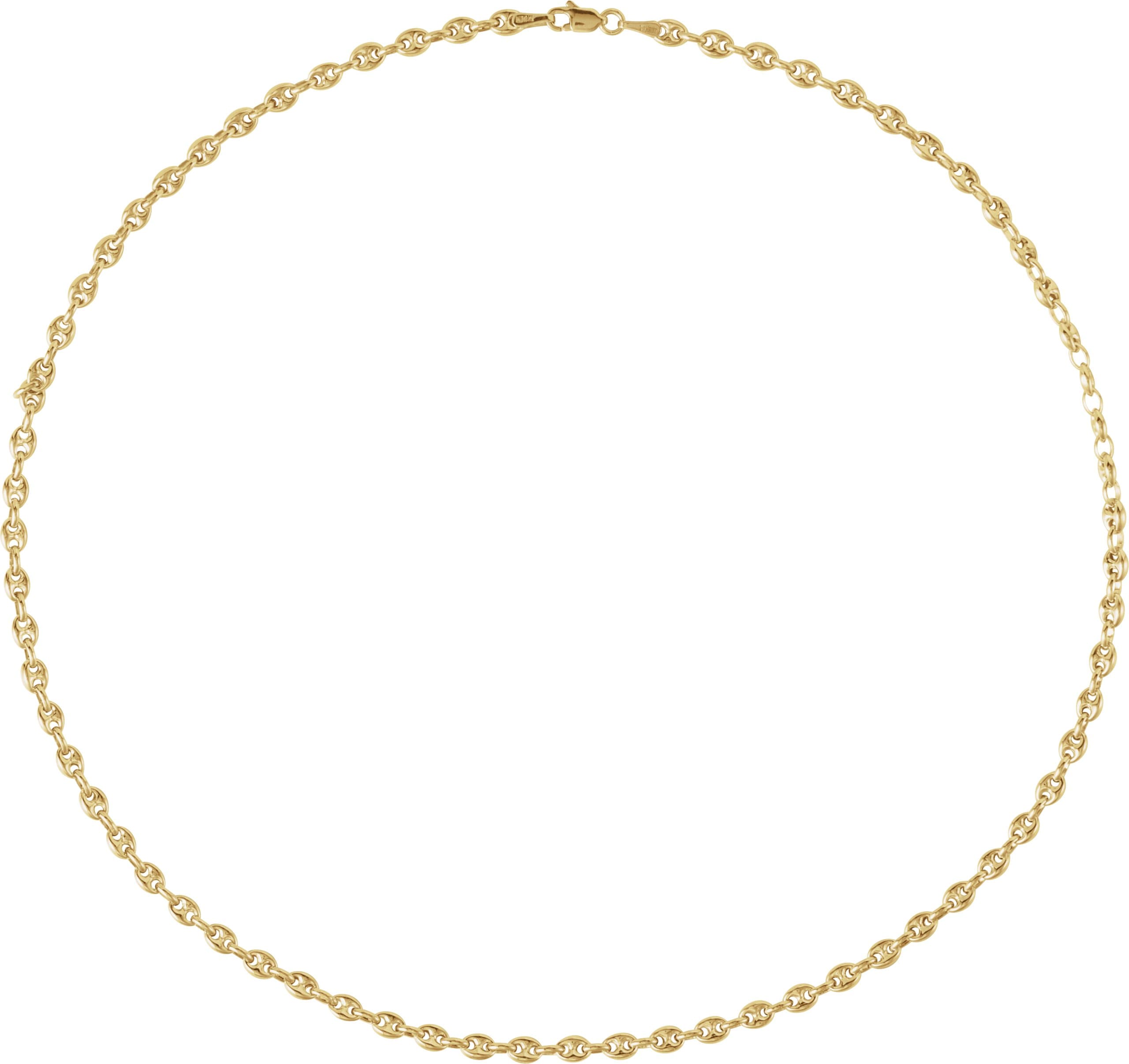 3.8 mm Hollow Puffed Anchor Chain view 2