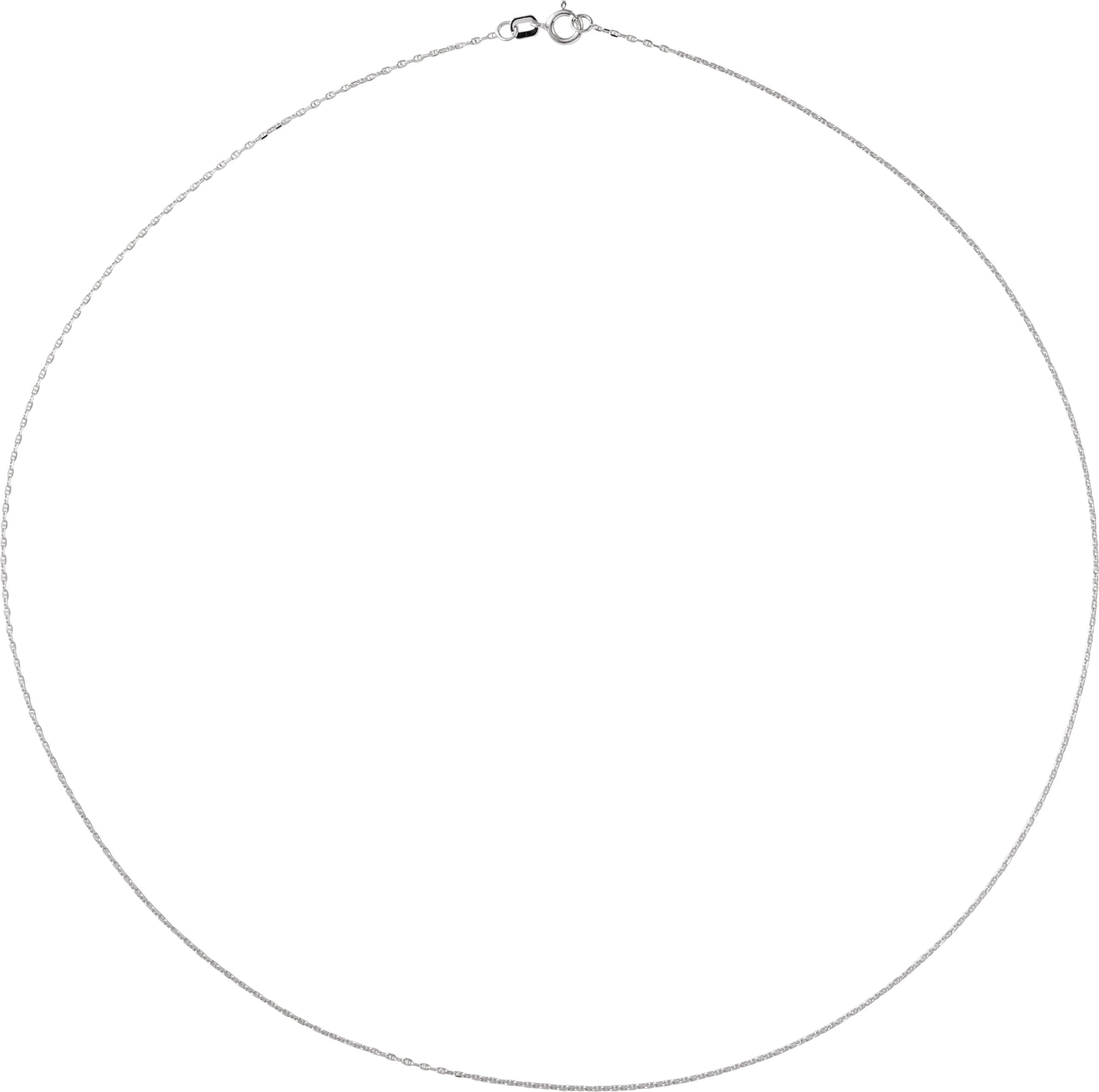 1 mm Diamond-Cut Anchor Chain view 2