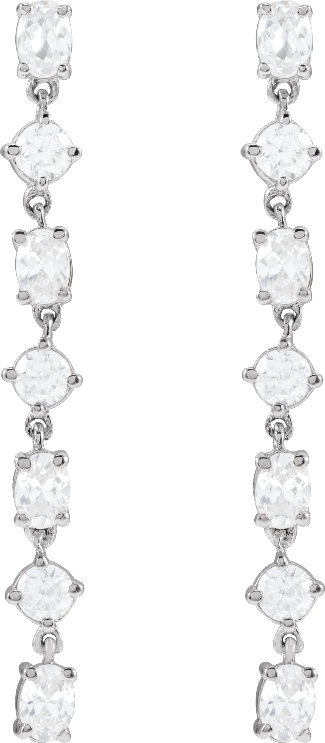 Lab-Grown Diamond Earrings, view 3