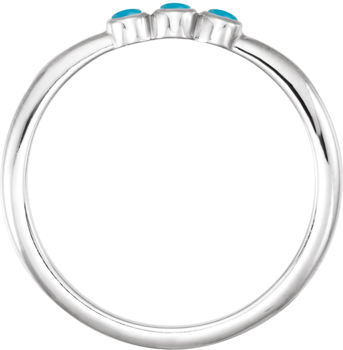Rose-Cut Stackable Ring view 2