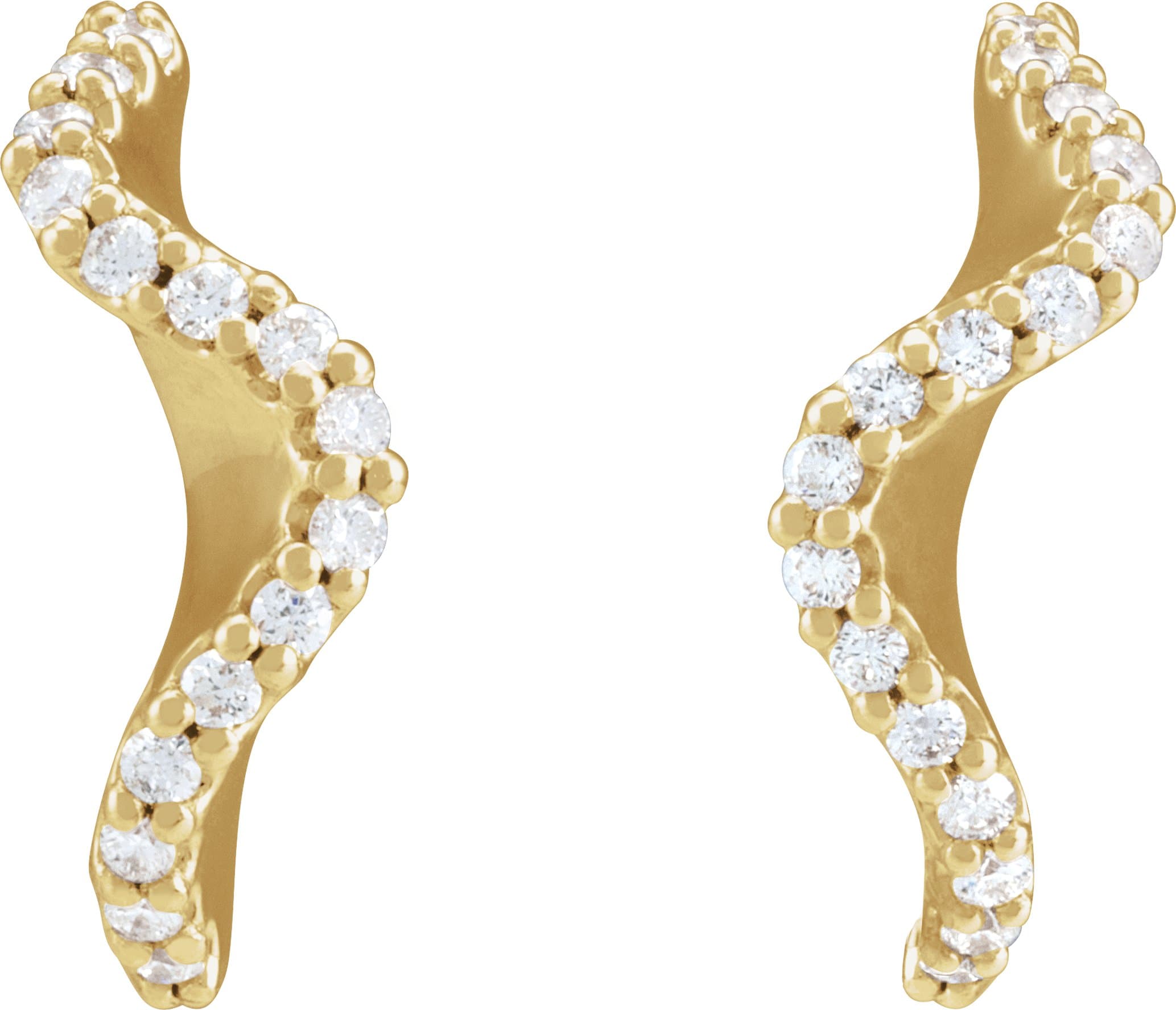 Accented Hoop Earrings view 2