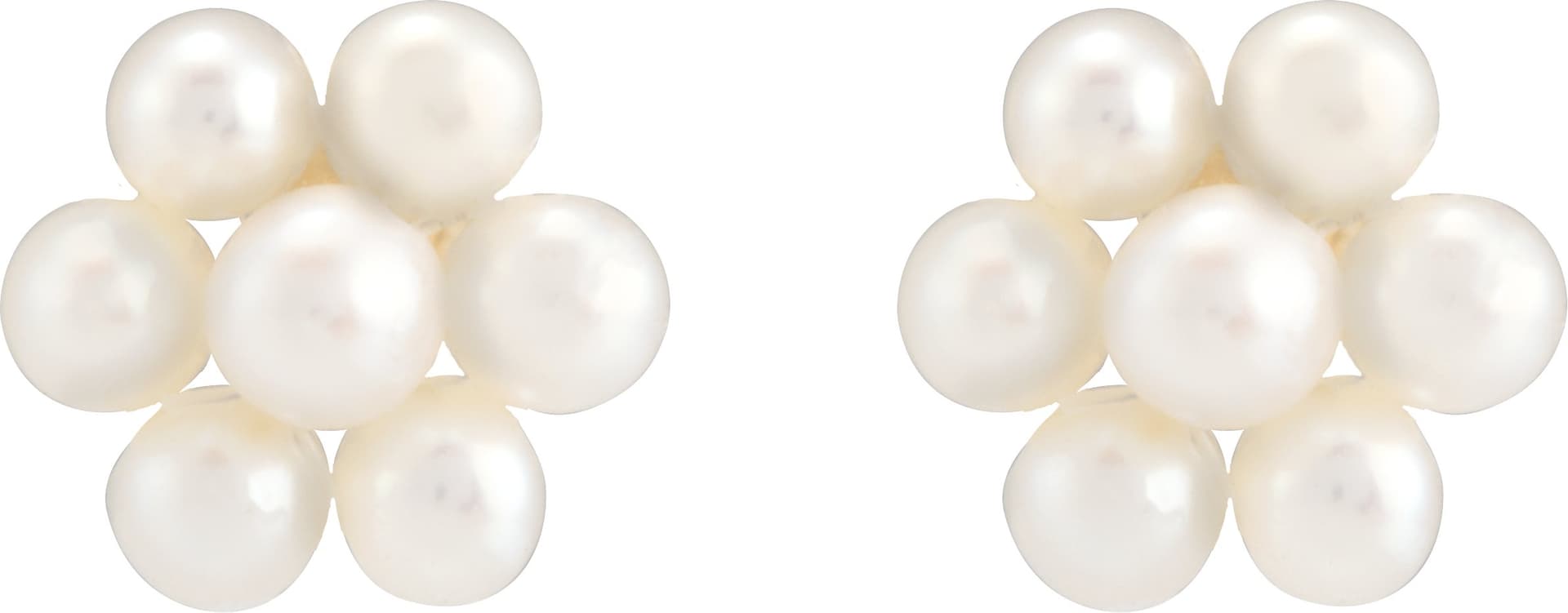 Floral Pearl Earrings view 2