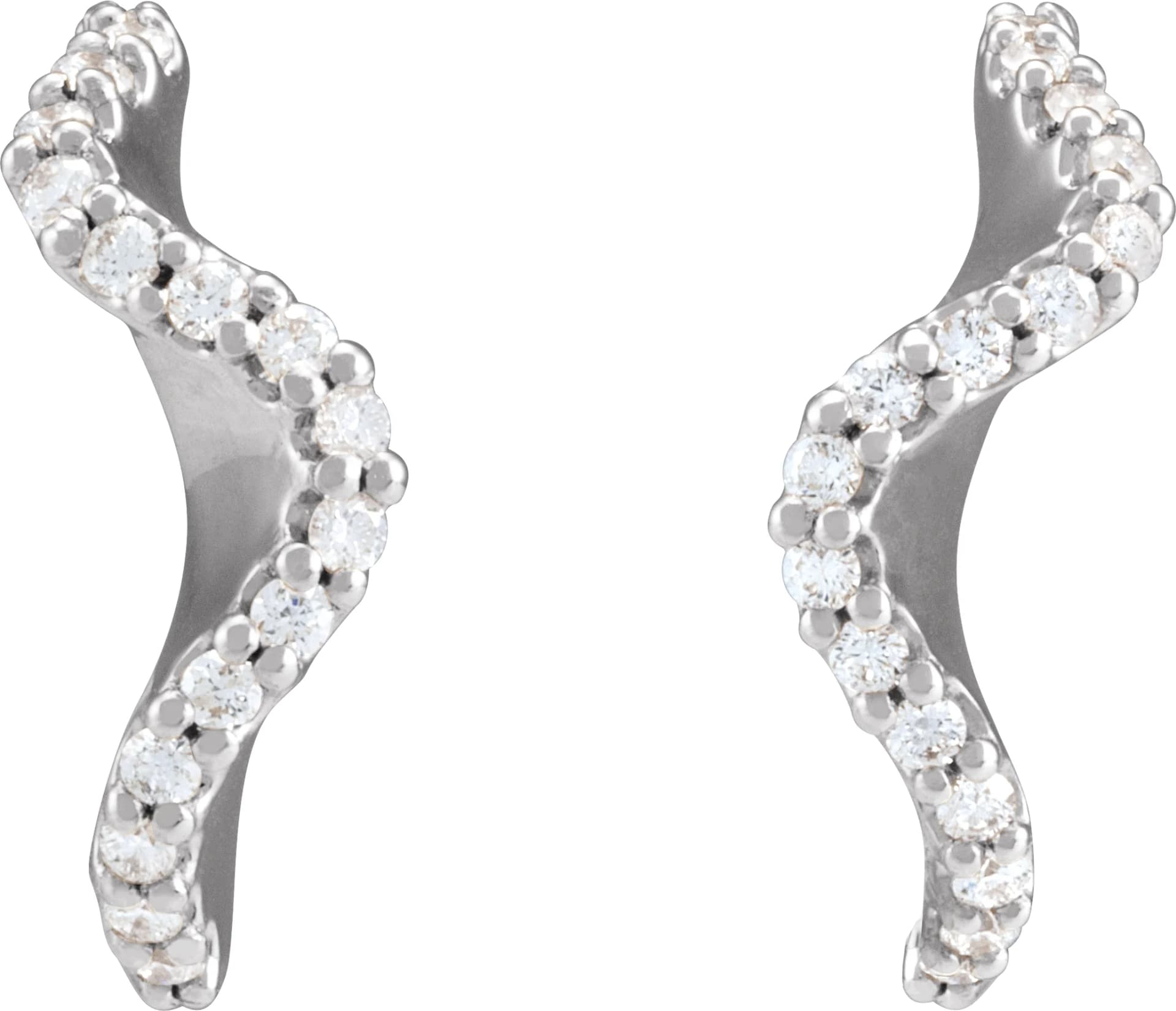 Accented Hoop Earrings, view 3