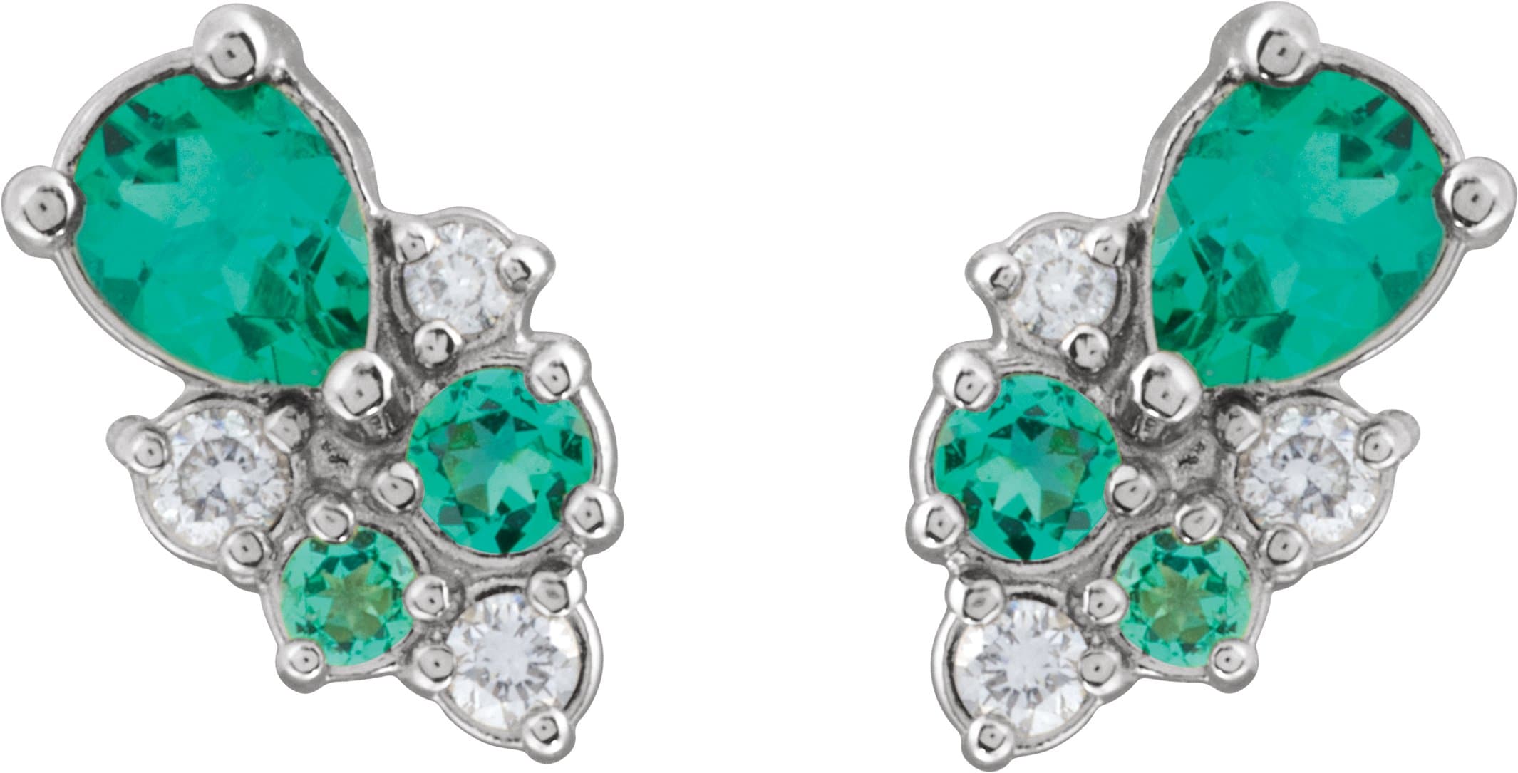 Cluster Earrings view 2
