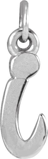 14K Rose Gold Petite Initial A Pendant
