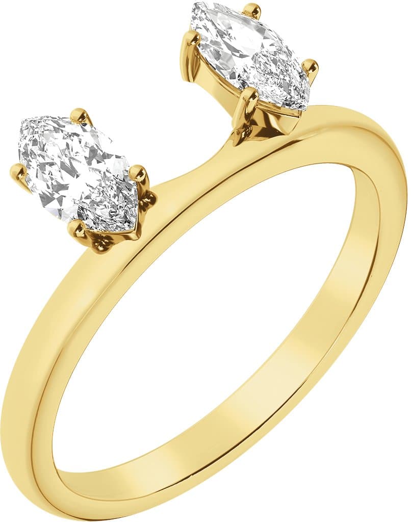 14K Rose 1/2 CTW Lab-Grown Diamond Wrap-Style Ring Enhancer
