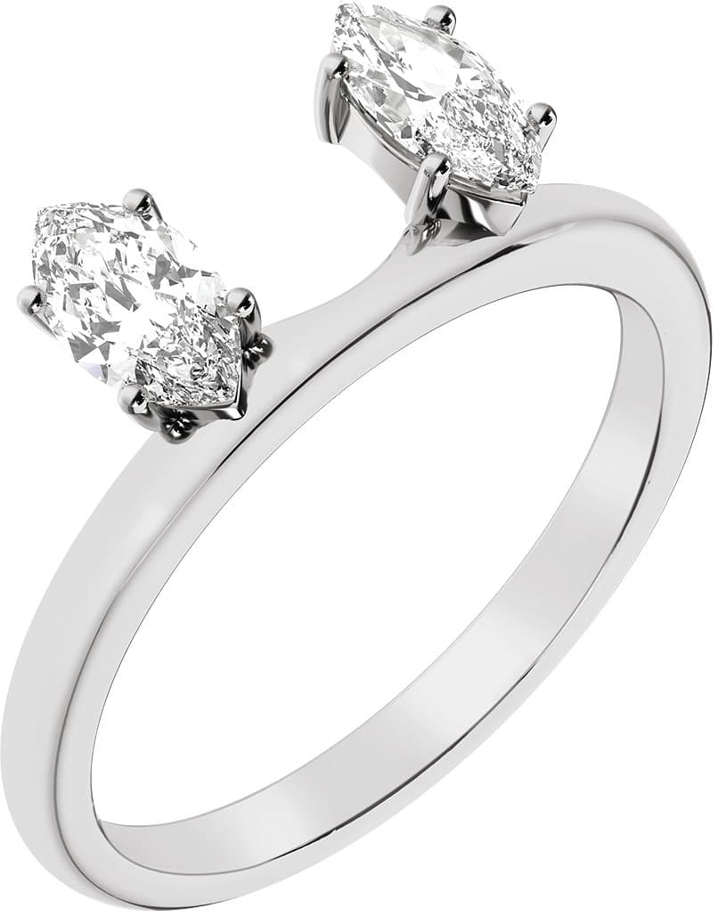 14K Rose 1/2 CTW Lab-Grown Diamond Wrap-Style Ring Enhancer
